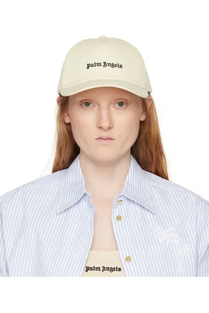 Palm Angels Casquette blanc cassé à logo