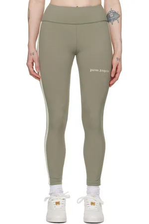 Palm Angels Legging vert à rayures