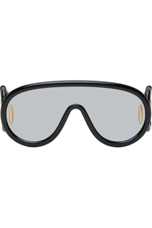 Loewe Lunettes de soleil de type visière Wave noires