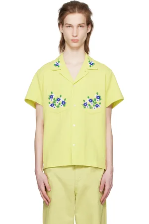 BODE Chemise jaune à images à perles