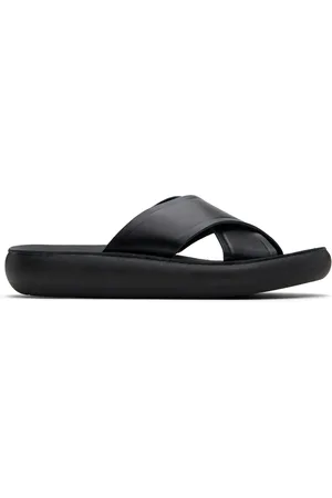 Ancient Greek Sandals Sandales Thais Comfort noires
