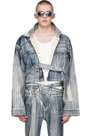 OTTOLINGER Blouson bleu en denim exclusif à SSENSE