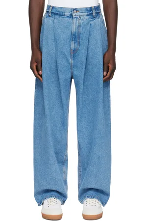 Hed Mayner Jean bleu à plis