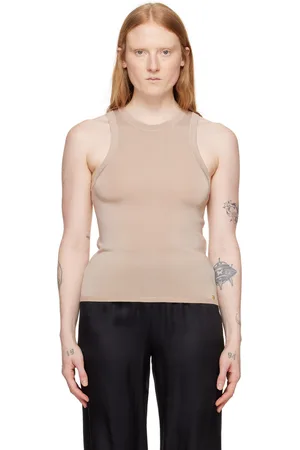 ANINE BING Débardeur Noel taupe