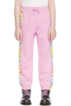 Stella McCartney Enfant | Pantalon de survêtement rose à logos imprimés