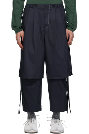 F/CE Pantalon étagé bleu marine