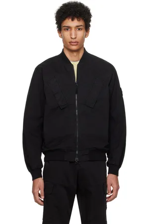 Stone Island Blouson aviateur teint en plongée noir