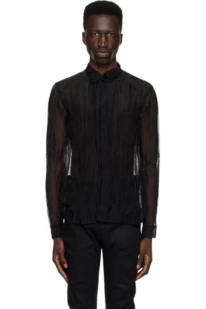 JULIUS Chemise de soirée noire