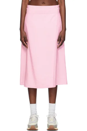 STUDIO NICHOLSON Jupe midi portefeuille rose