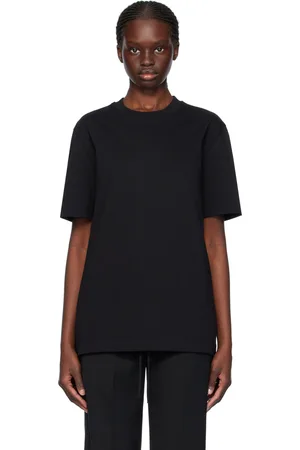 Helmut Lang T-shirt noir en jersey épais