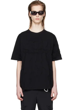HELIOT EMIL T-shirt Quadratic noir