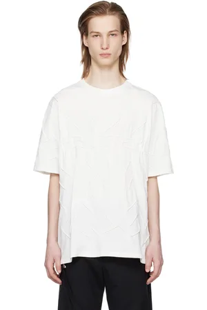 HELIOT EMIL T-shirt Quadratic blanc