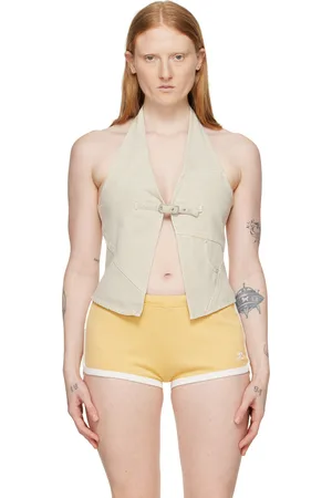 Gimaguas Débardeur Beverly beige en denim