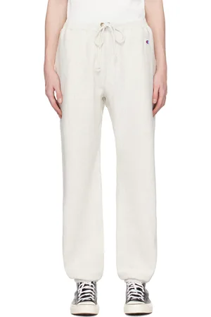 N. HOOLYWOOD Pantalon de survêtement blanc cassé édition Champion