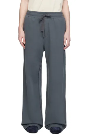 Dolce & Gabbana Pantalon de survêtement gris à cordon coulissant