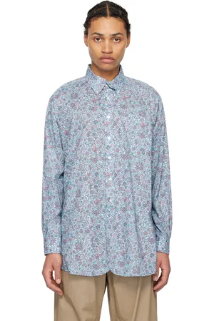 ENGINEERED GARMENTS Chemise bleue à motif fleuri