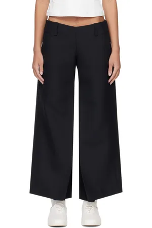 Fax Copy Express Pantalon noir à taille basse