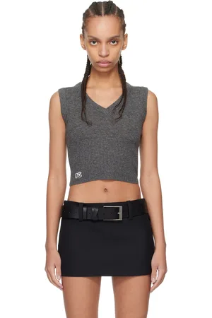 Fax Copy Express Gilet gris exclusif à SSENSE