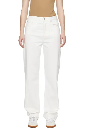 Totême Jean blanc à coutures torsadées