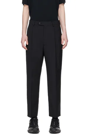 GOLDWIN Pantalon noir à plis