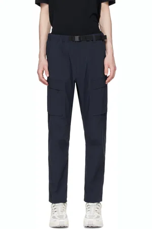 GOLDWIN Pantalon cargo bleu marine en tissu antidéchirures extensible