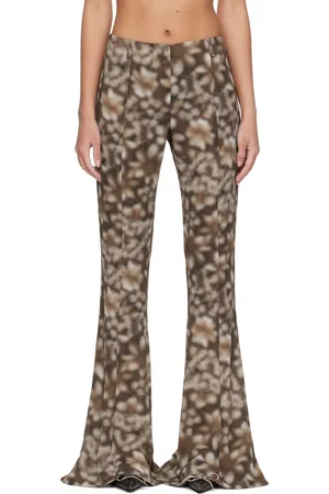 Acne Studios Pantalon évasé brun