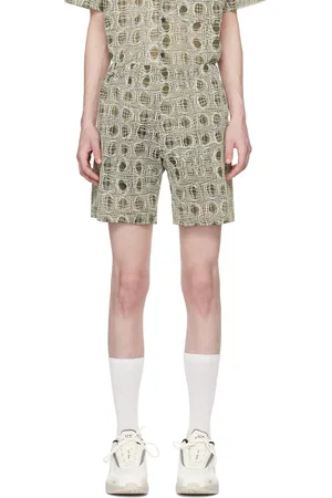 Olly Shinder Short vert à motif graphique
