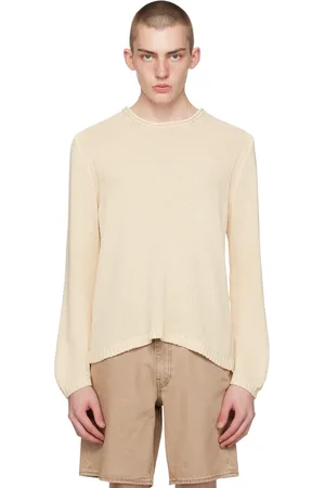 Guess Pull beige à bord roulé