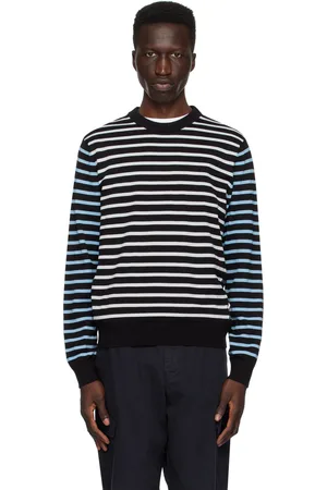 Paul Smith Pull noir à rayures