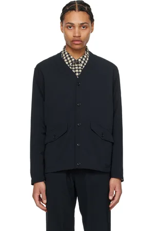 NANAMÍCA Cardigan bleu marine à col en Y