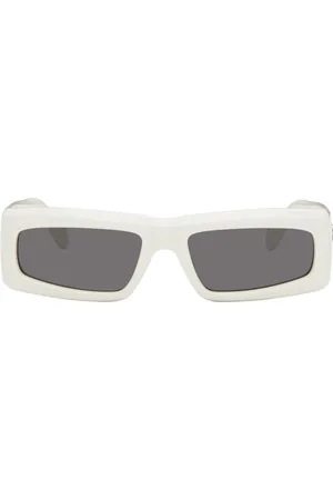 Palm Angels Lunettes de soleil Yreka blanches