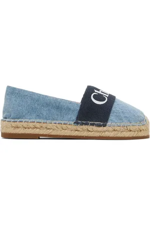 Chloé Enfant | Espadrilles bleues à garniture Woody