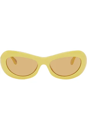 Marni Lunettes de soleil Field of Rushes jaunes édition RETROSUPERFUTURE