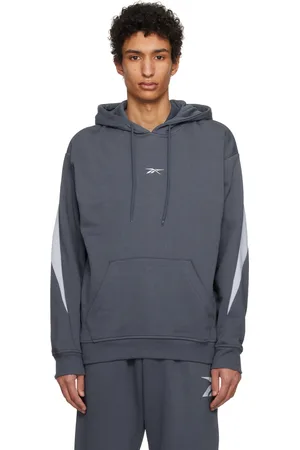 Reebok Pull à capuche bleu