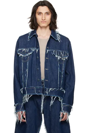 Bianca Saunders Blouson Lexxus 23 bleu en denim