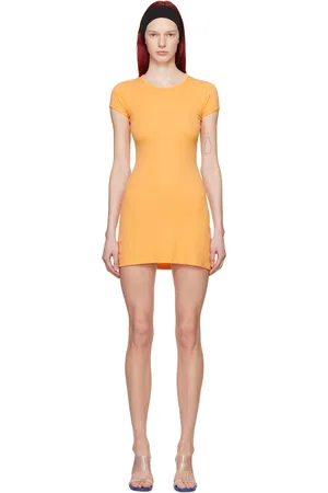 Gil Rodriguez Robe courte Bellevue orange