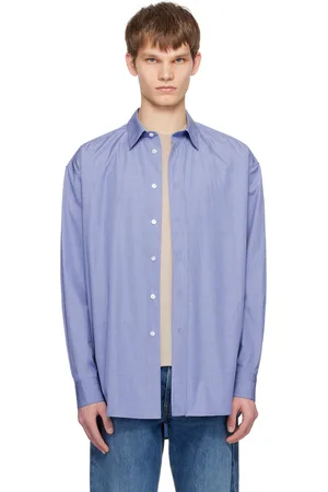 The Row Chemise Miller bleue