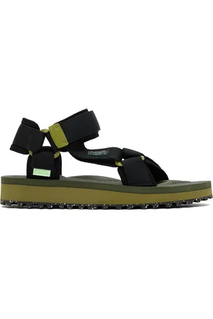 SUICOKE Sandales DEPA-2Cab-ECO noir et kaki