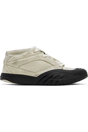 Givenchy Baskets de planchiste beige et noir en nubuck