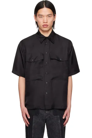 Sunflower Chemise noire à poches à rabat