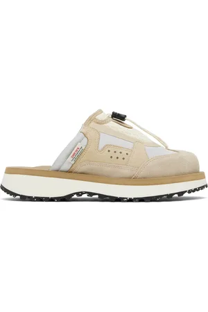 SUICOKE Flâneurs à enfiler BOMA-ab beige et gris