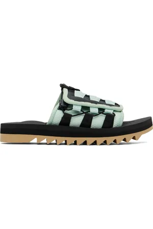 SUICOKE Sandales DAO-2ab2 noir et vert