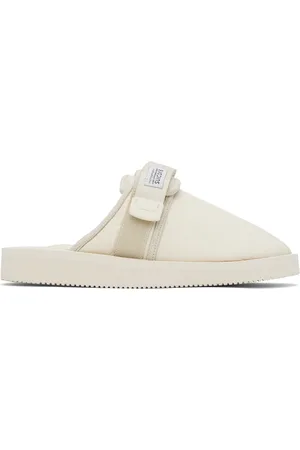SUICOKE Flâneurs à enfiler ZAVO-Cab blanc cassé
