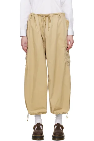 JUNYA WATANABE Pantalon de détente beige à cordons coulissants - MAN