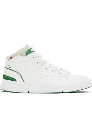 On Running Baskets mi-mtantes Clubhouse blanches - THE ROGER