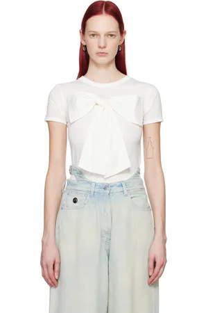 AMBUSH T-shirt blanc à boucle