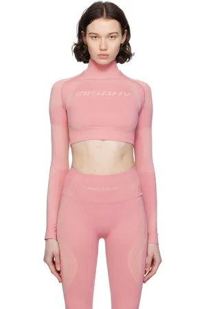 MISBHV Haut rose à motifs en tricot jacquard - SPORT
