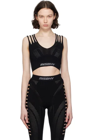 MISBHV Haut de sport noir en filet Future