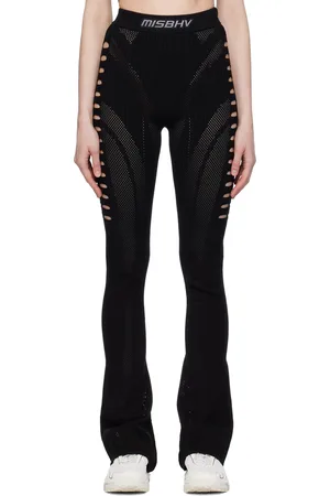 MISBHV Pantalon de sport noir en filet Future