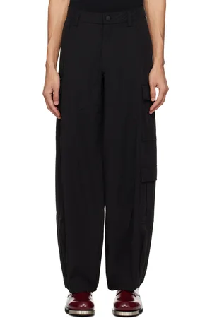 HAN Kjøbenhavn Pantalon cargo noir à poches